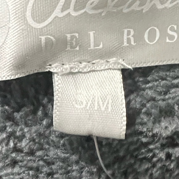 NEW Alexander Del Rossa Plush Fleece Gray Hooded Bathrobe Cozy Loungewear Warm - Picture 10 of 11